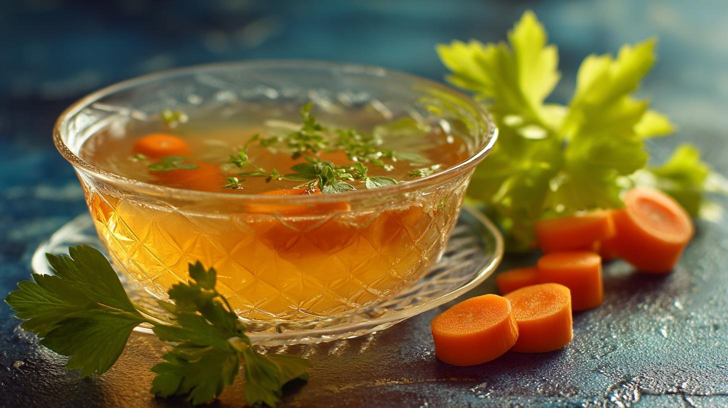 Kuřecí vývar s mrkví a celerem konečně opravdu čirý. Úspora a chytré variace