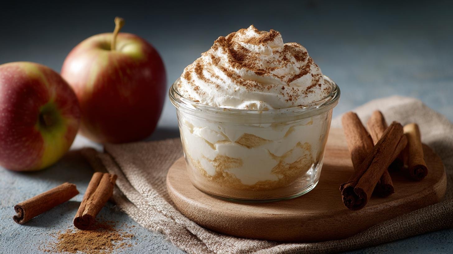 Správně připravený jablečný krém se skořicí, tvarohem a smetanou. Krok za krokem: příprava bez stresu