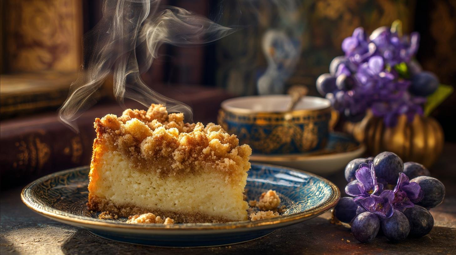 Tvarohový koláč s drobenkou – vůně, která probudí nostalgii. Proč vůně dokáže navodit nostalgii