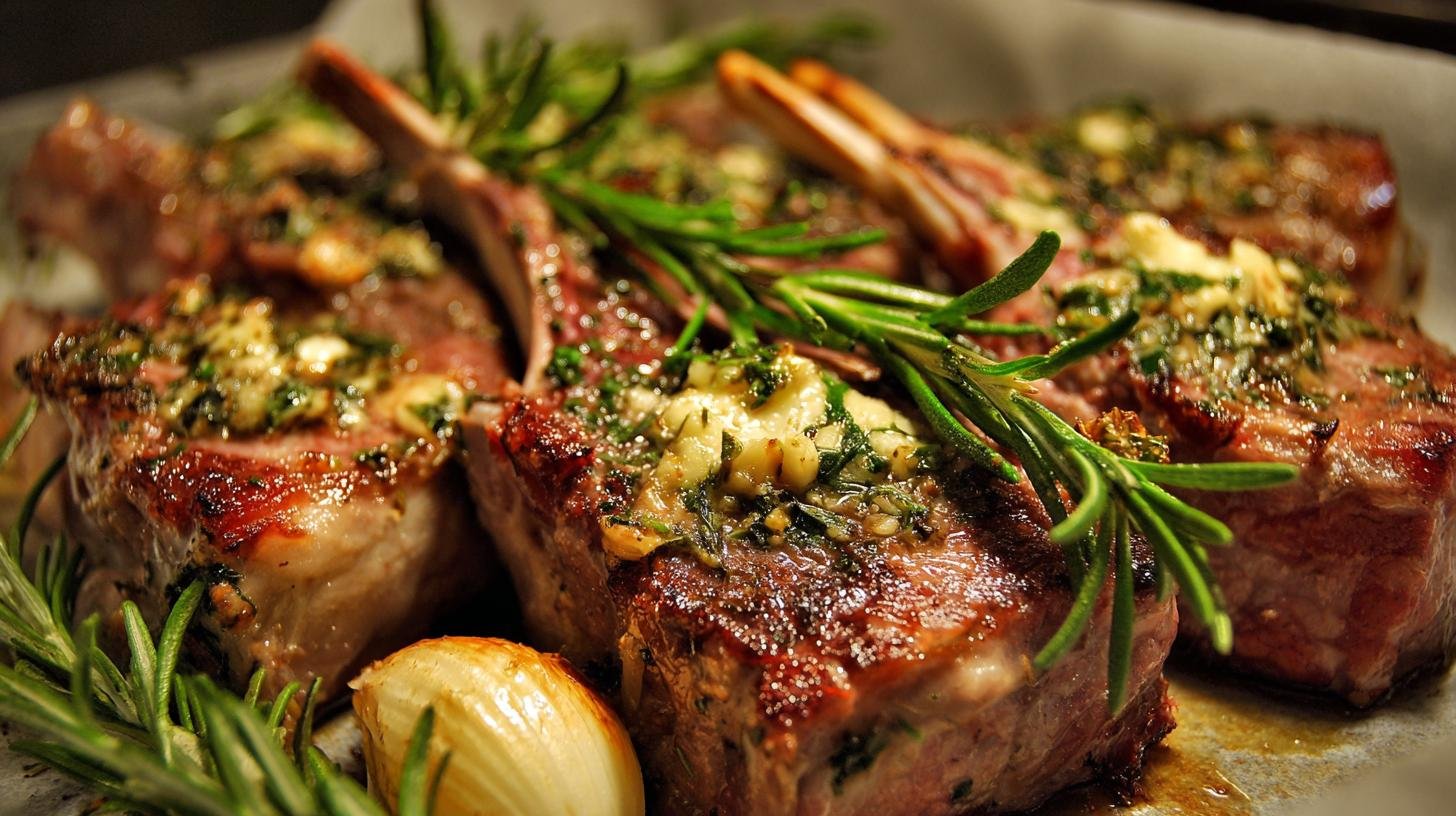 Jehněčí na bylinkách: jehněčí kotlety, rozmarýn a česnek v troubě. Proč rozmarýn a česnek tak ladí s tímto masem Jehněčí na bylinkách: jehněčí kotlety, rozmarýn a česnek v troubě. Proč rozmarýn a česnek tak ladí s tímto masem