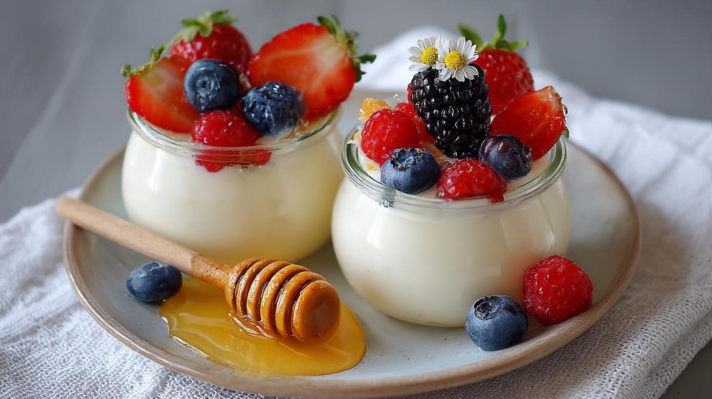 Jogurtový dezert s medem a ovocem: rychlá sladkost po večeři. Tipy na úsporu a skladování