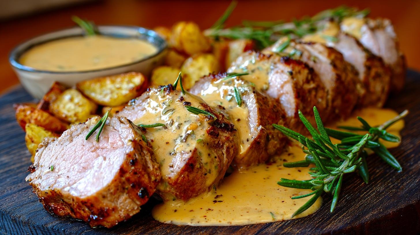 Vepřová panenka s hořčičnou omáčkou – rychle, šťavnatě a elegantně 7 Vepřová panenka s hořčičnou omáčkou – rychle, šťavnatě a elegantně