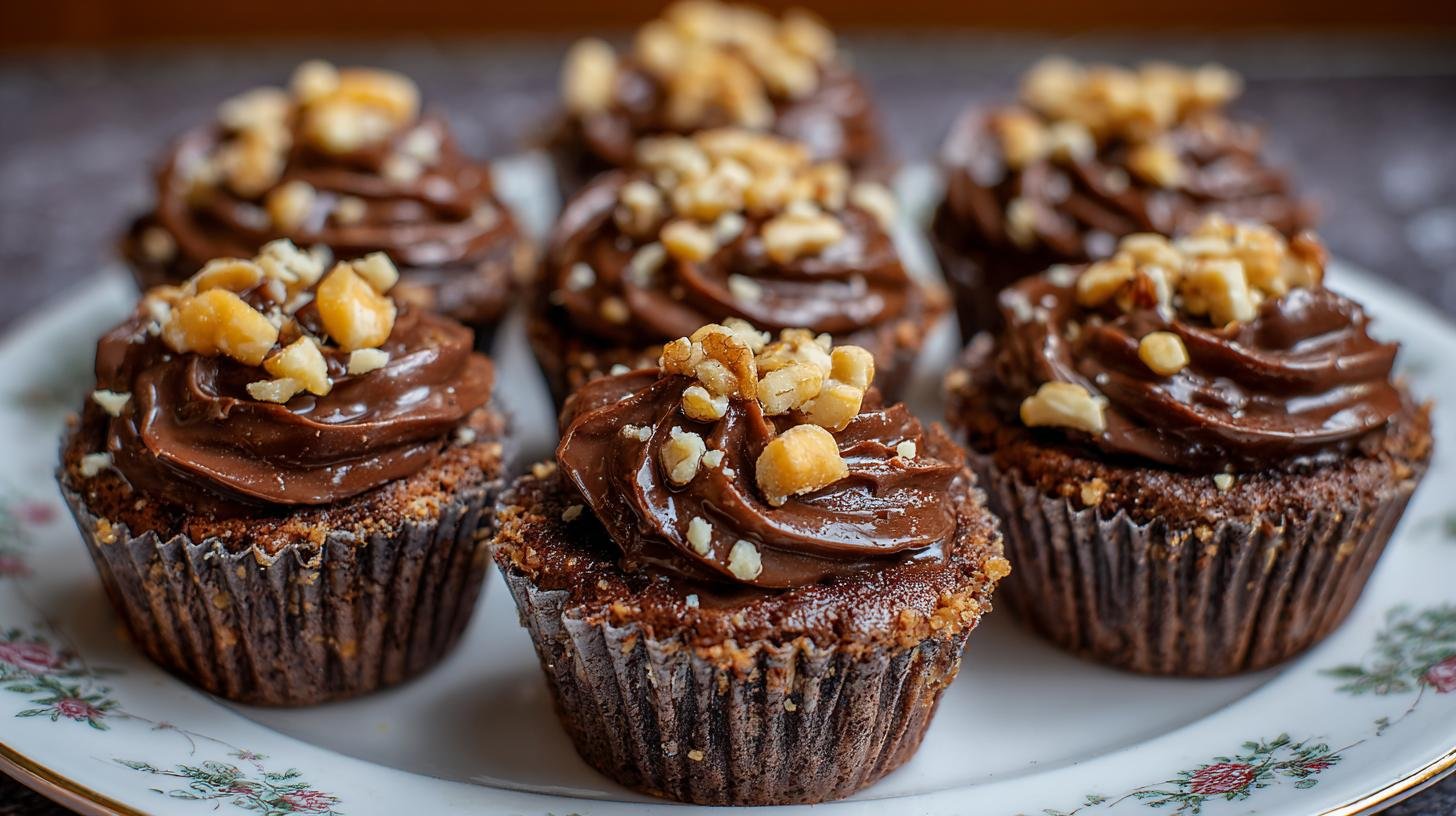 Rychlé košíčky s čokoládou a ořechy bez složité práce. Rychlý postup