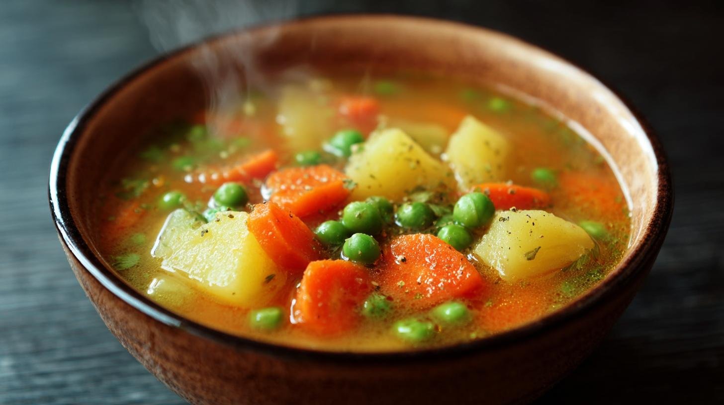 Tajemství husté polévky z hrášku, mrkve a brambor – znáte ho 2 Tajemství husté polévky z hrášku, mrkve a brambor – znáte ho