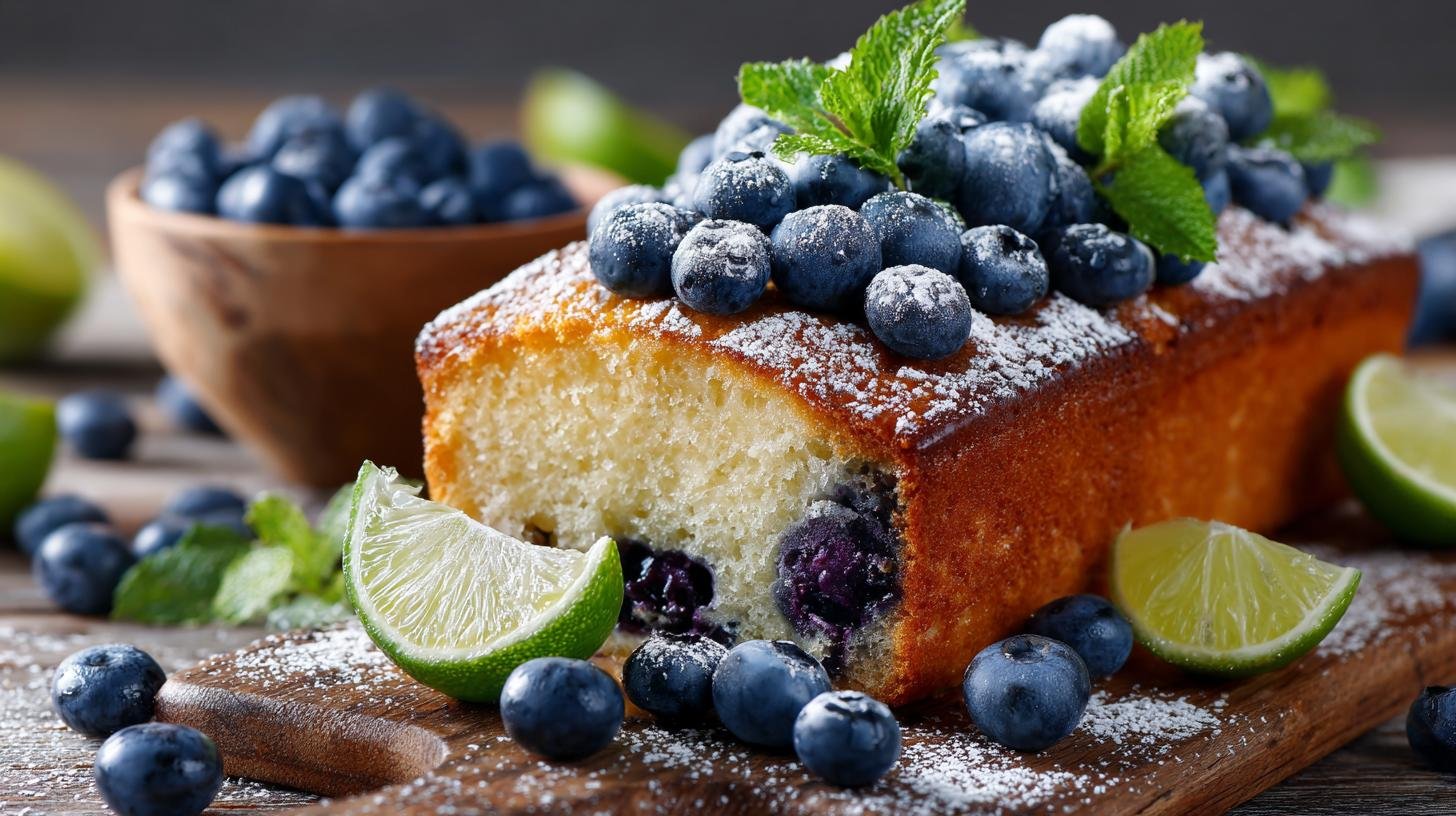 Jogurtový dort s borůvkami – osvěžující letní dezert