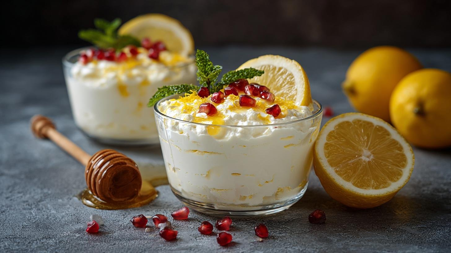 Krémový dezert z tvarohu, medu a citronu – levný a dokonalý