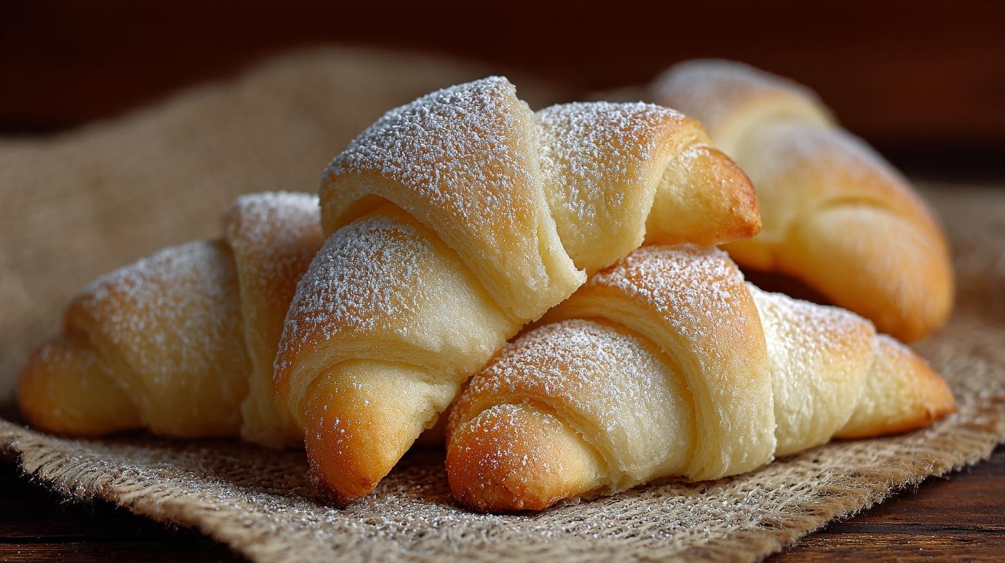 Nejjednodušší tvarohové rohlíky s moukou a máslem pro klidný den