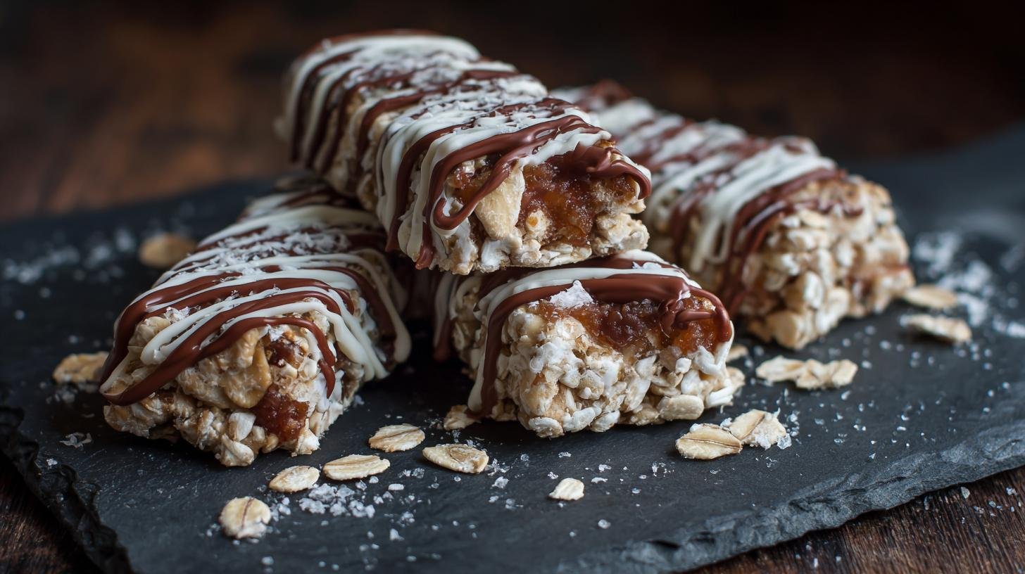 Tvarohové řezy s ovesnými vločkami pro lehký domácí dezert