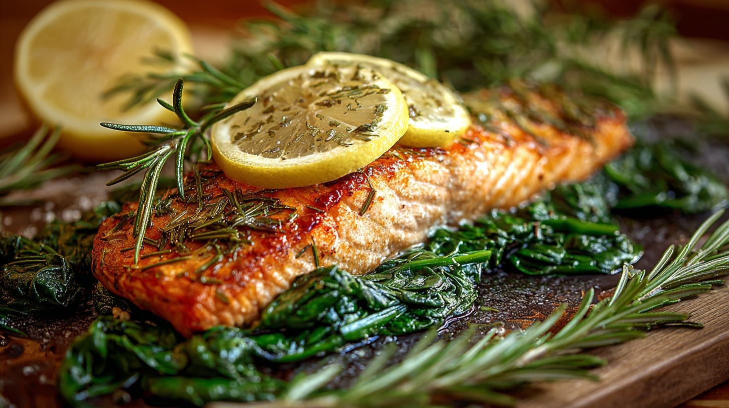 Pečený losos se špenátem a citronem jako řešení. Proč to funguje