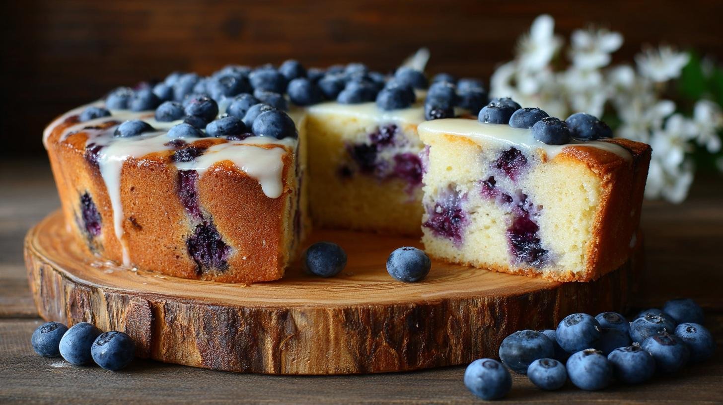 Jogurtový koláč s borůvkami – sladkost bez výčitek. Rychlý recept, krok za krokem