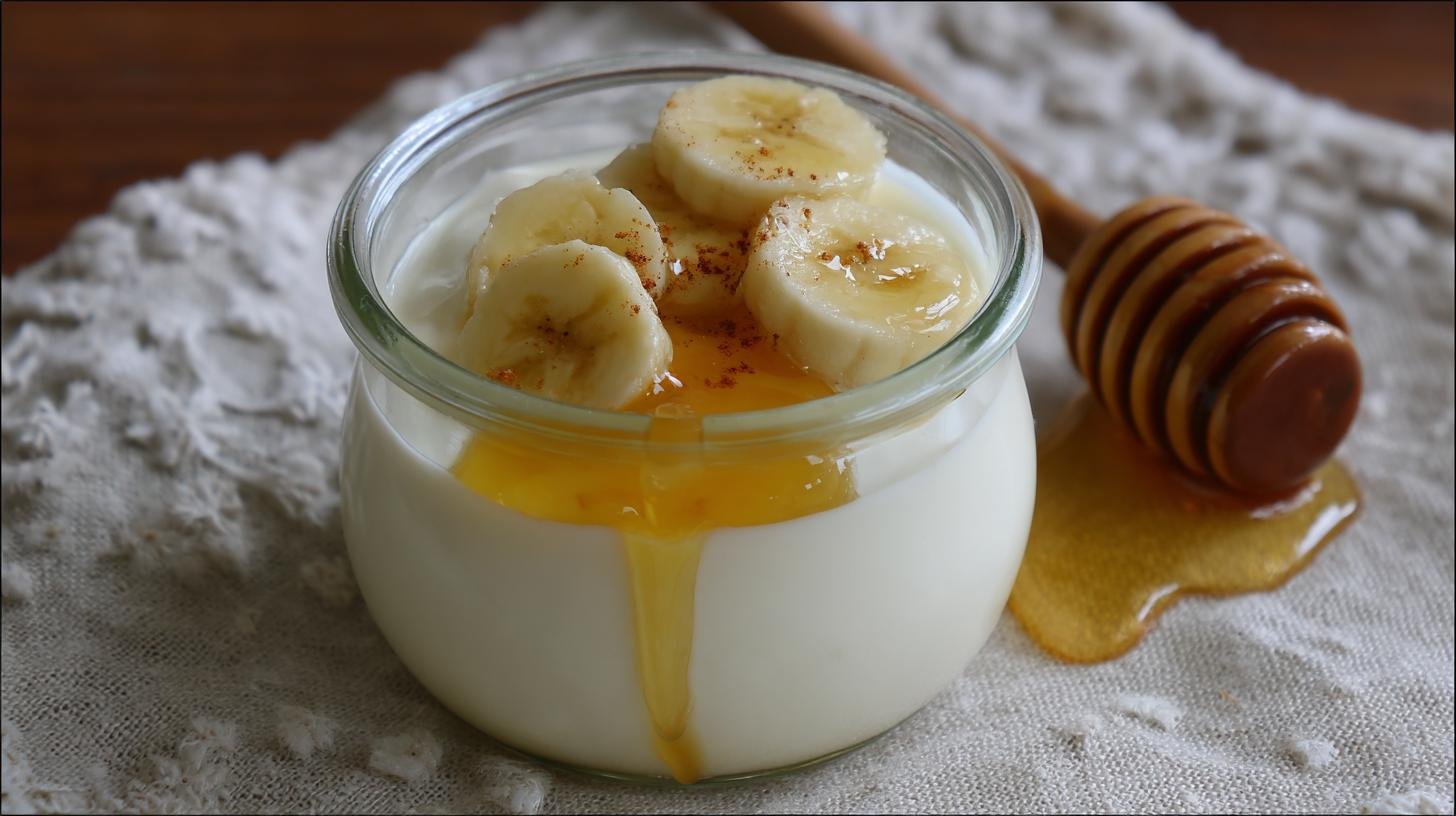 Rychlá pěna z banánu, jogurtu a medu – trik pro líné dny