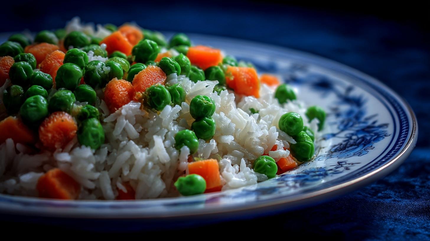 Rýže s hráškem a mrkví – tajemství lehkého jídla z jedné pánve