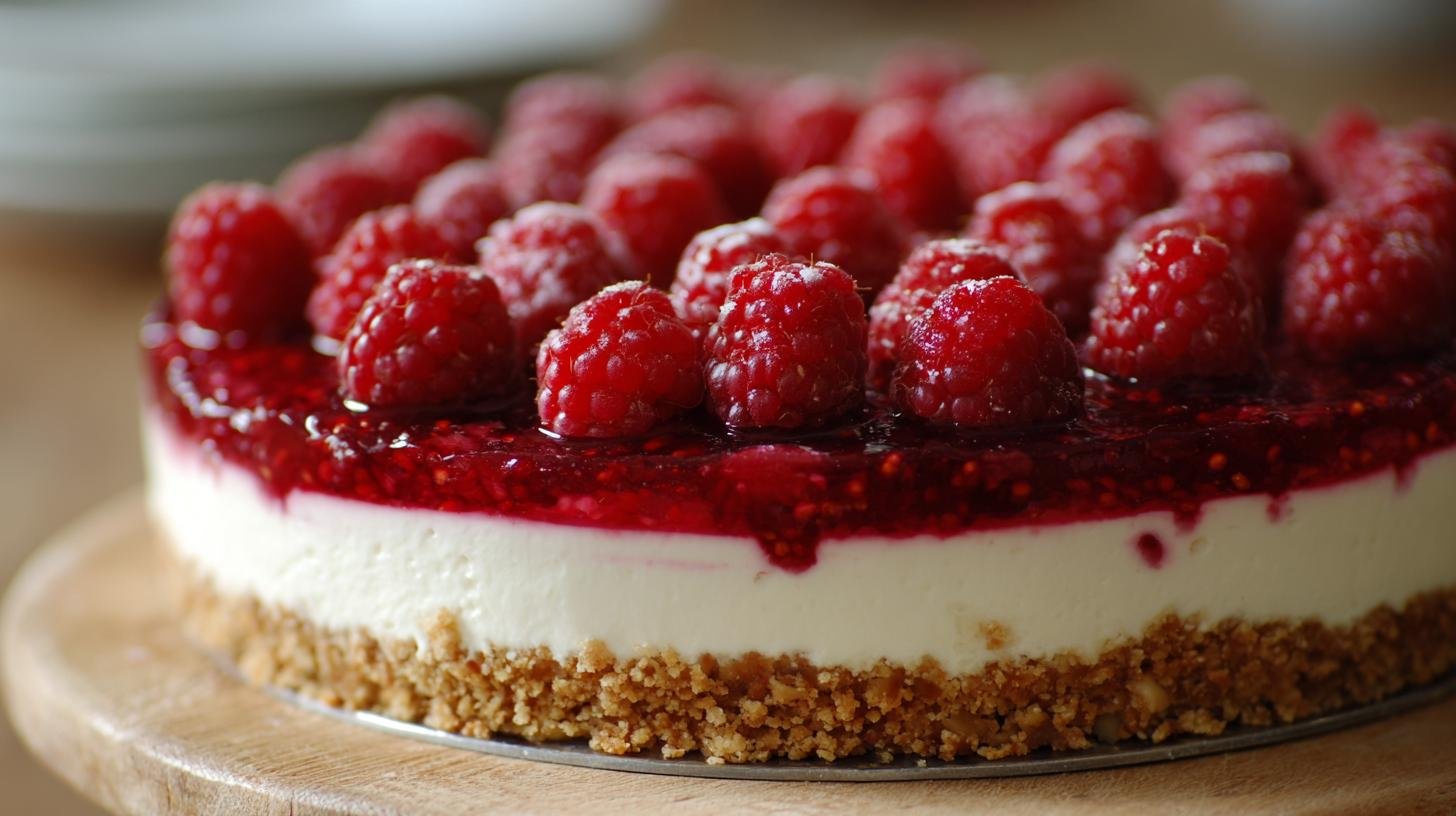 Nepečený malinový dort: maliny, tvaroh a sušenkový základ. Tajemné tipy a úsporné triky