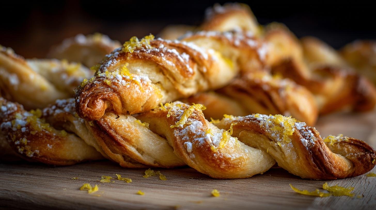 Sladké pletence z tvarohu, cukru a citronové kůry za 20 minut