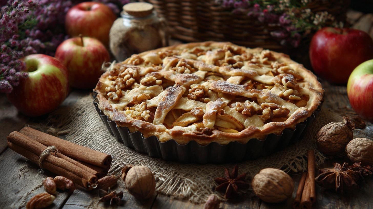 Jablečný koláč s ořechy a skořicí: vůně domova v troubě. Proč tahle kombinace funguje