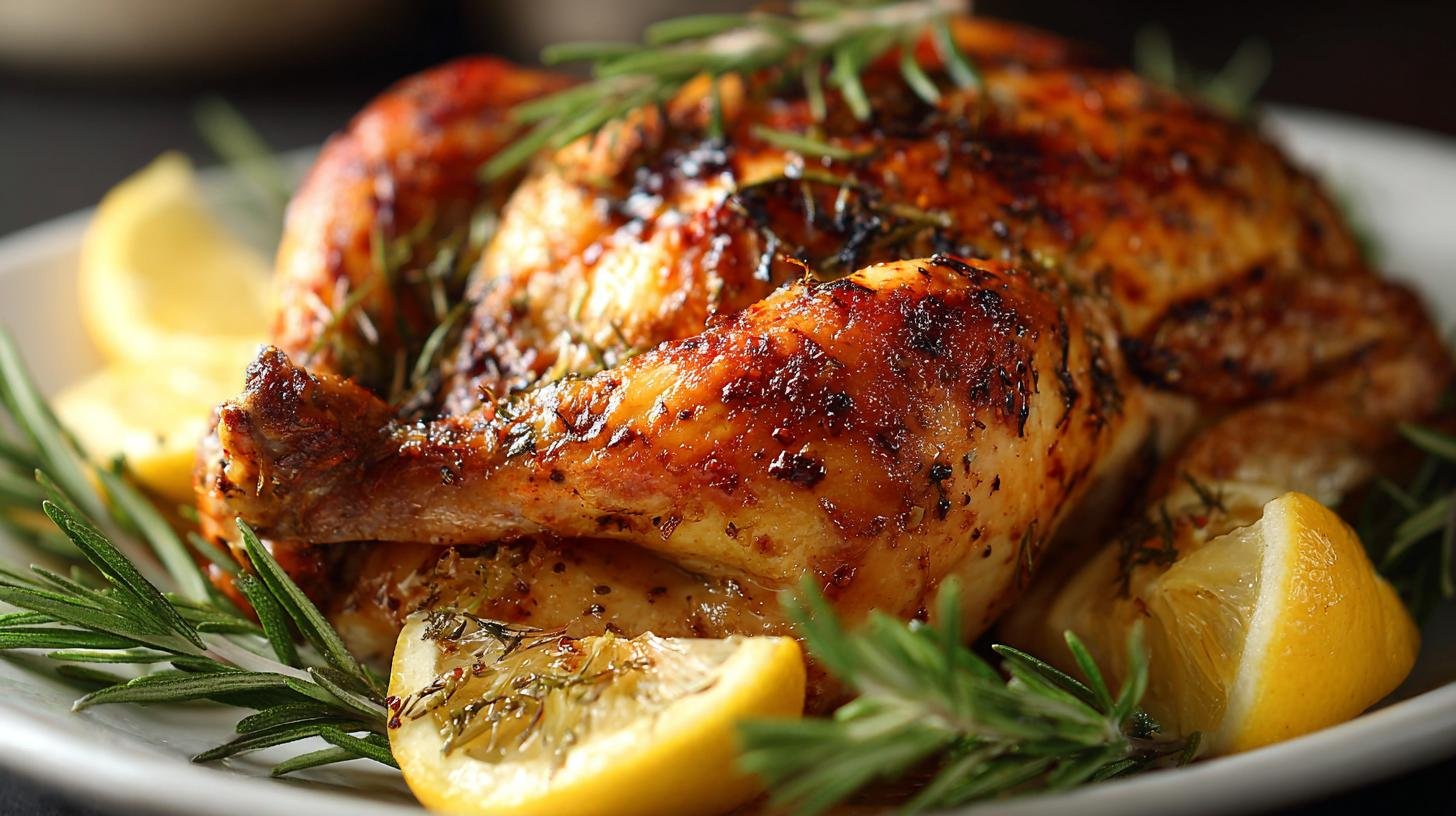 Pečené kuře s rozmarýnem a citronem – klasika, která nikdy nezklame 8 Pečené kuře s rozmarýnem a citronem – klasika, která nikdy nezklame