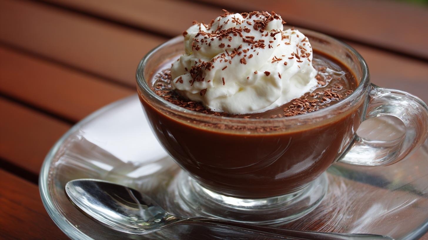 Čokoládový pohár se smetanou a kakaem jako rychlá sladká radost. Proč si tento dezert zařadit mezi rychlé radosti