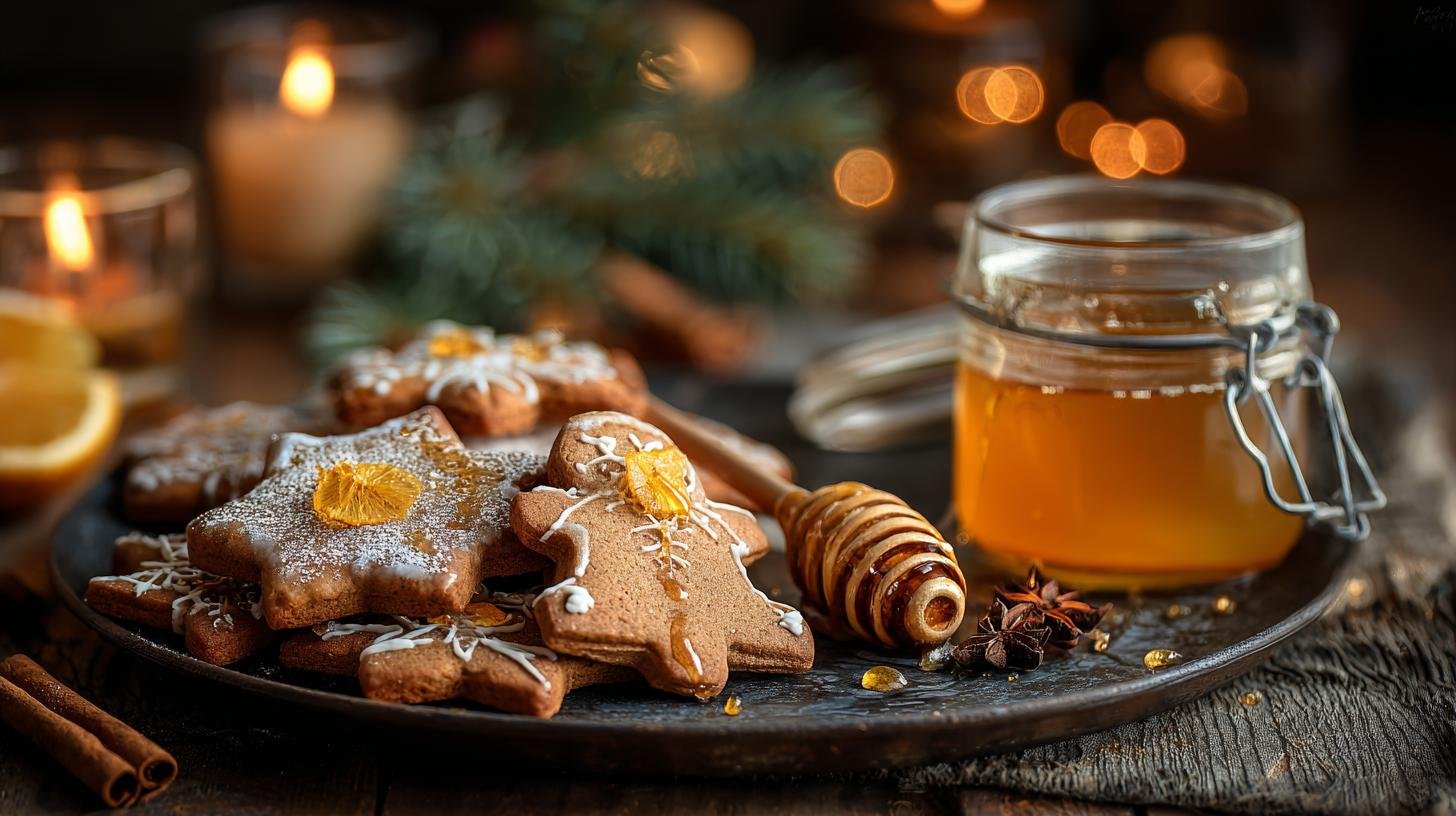 Bez cukru perníčky s medem, kořením a pomerančovou kůrou. Postup krok za krokem