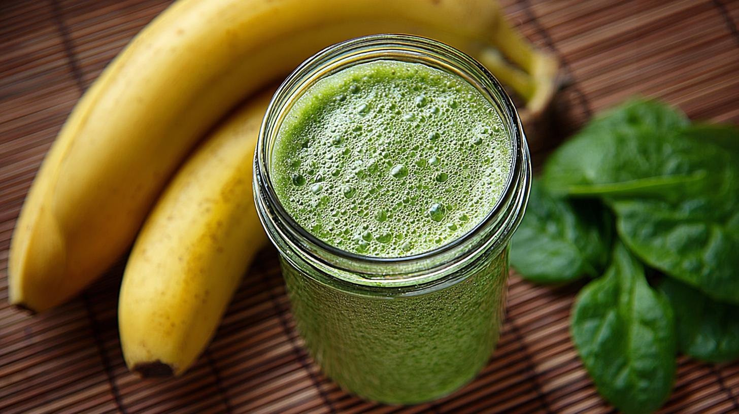 Smoothie z banánu a špenátu – rychlá dávka vitaminů. Recept: rychlé banánovo-špenátové smoothie