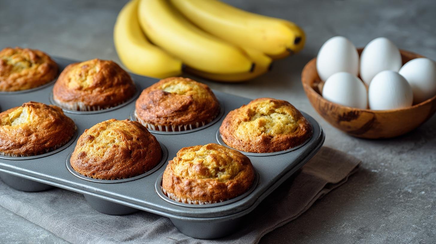 Muffiny za 10 minut — mouka, banán a vejce bez špinavého mixéru. Co potřebujete