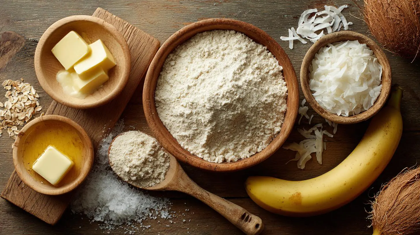 Zdravé pečení: celozrnná mouka, banán, kokosový olej místo másla