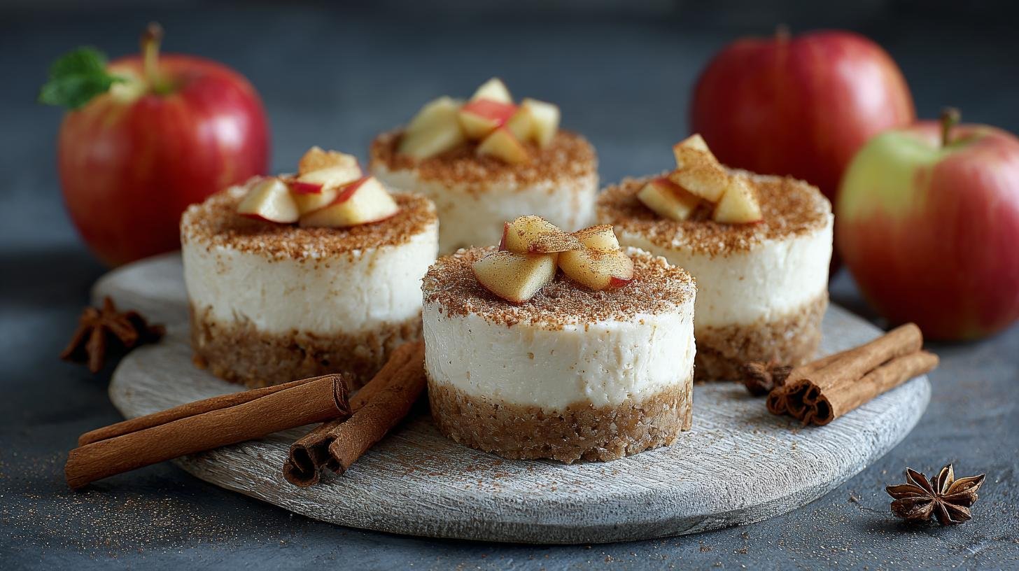 Tvarohový mini dort s jablky a skořicí bez pečení. Praktické tipy a drobná tajemství