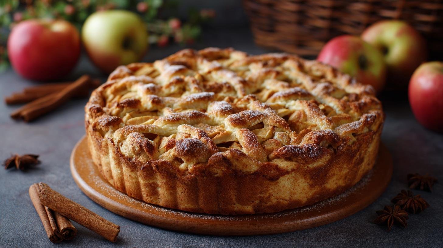 Jak udělat koláč z jablek, mouky a skořice bez přepisu. Co připravit do kuchyně