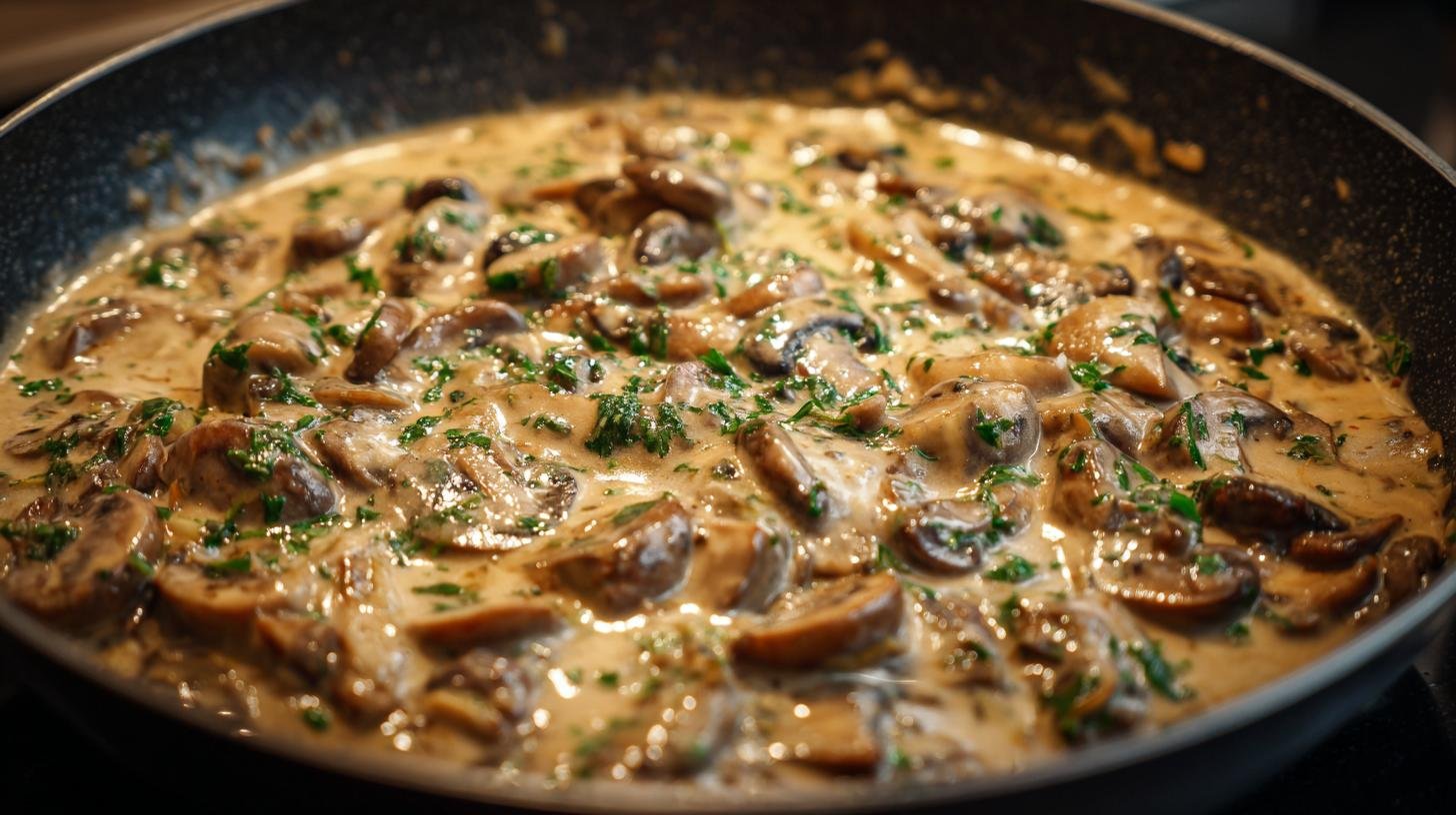 Houbová omáčka se smetanou – jak dosáhnout dokonalé konzistence