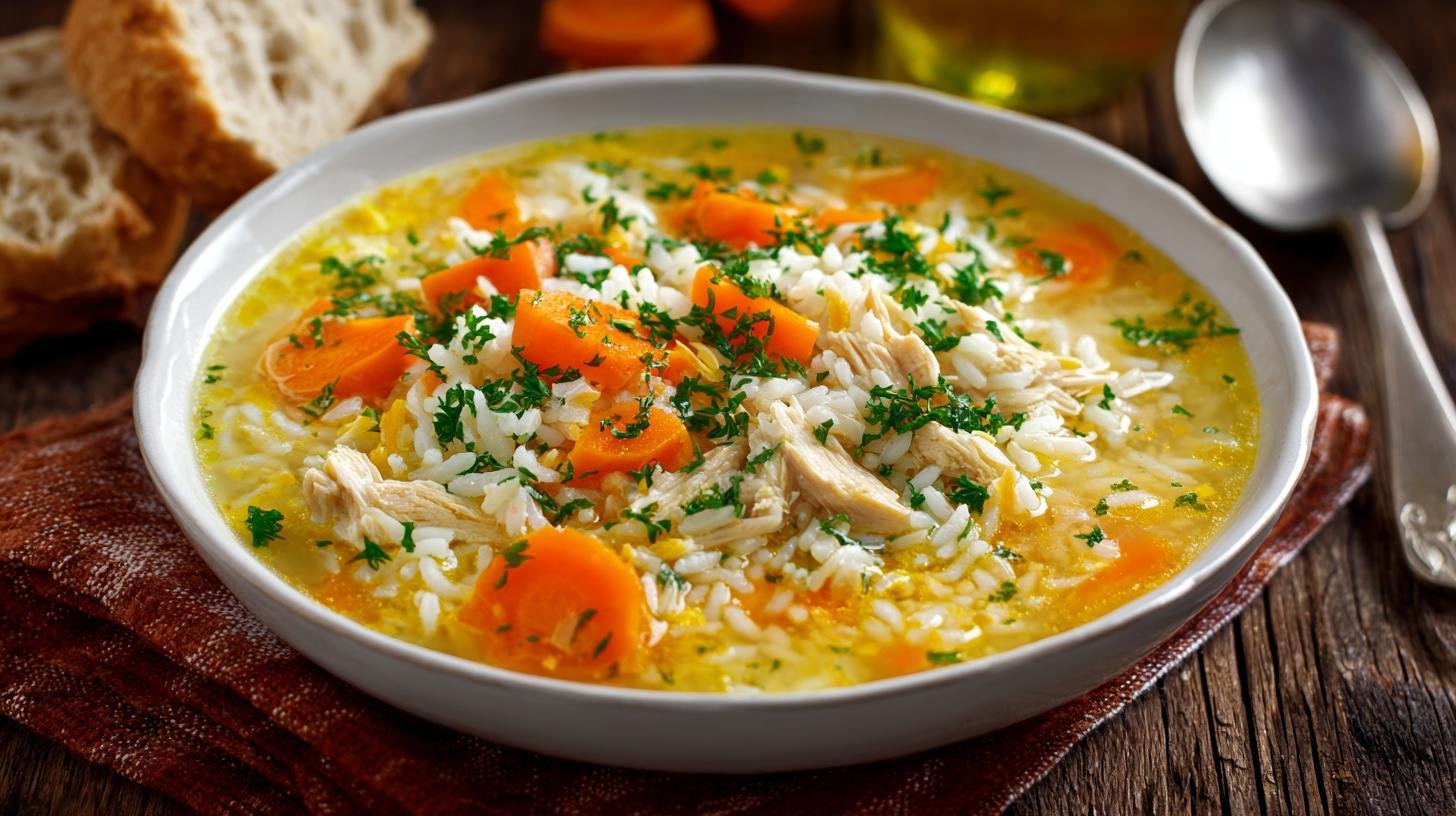 Kuřecí polévka s rýží a mrkví, kterou děti mizí během chvilky. Co dělá polévku neodolatelnou Kuřecí polévka s rýží a mrkví, kterou děti mizí během chvilky. Co dělá polévku neodolatelnou