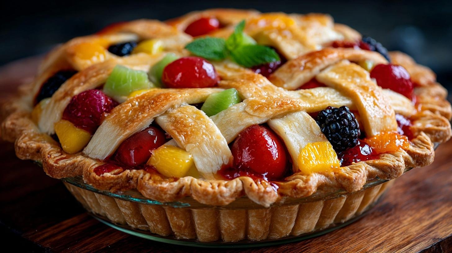 Domácí koláč s ovocem, který neztratí šťávu