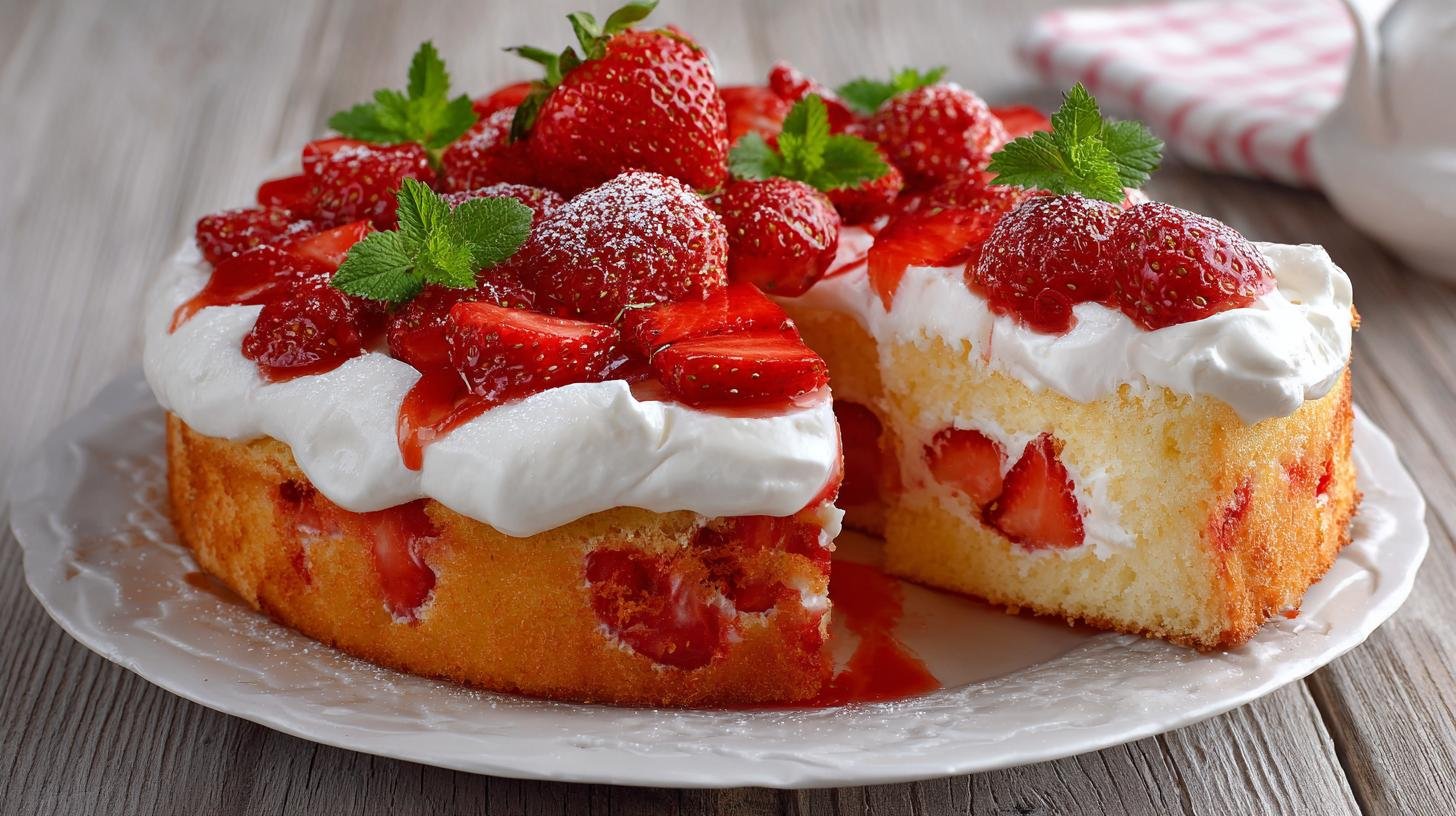 Jahodový koláč s tvarohem a vanilkou bez zbytečných chyb. Suroviny