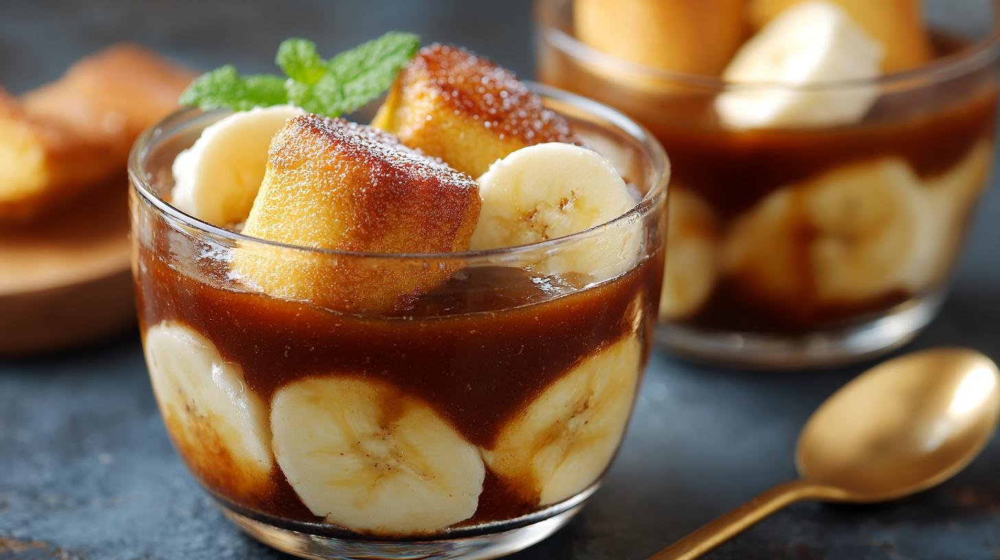 Rychlý pudink s piškoty a banány pro sladkou chvilku. Co budete potřebovat