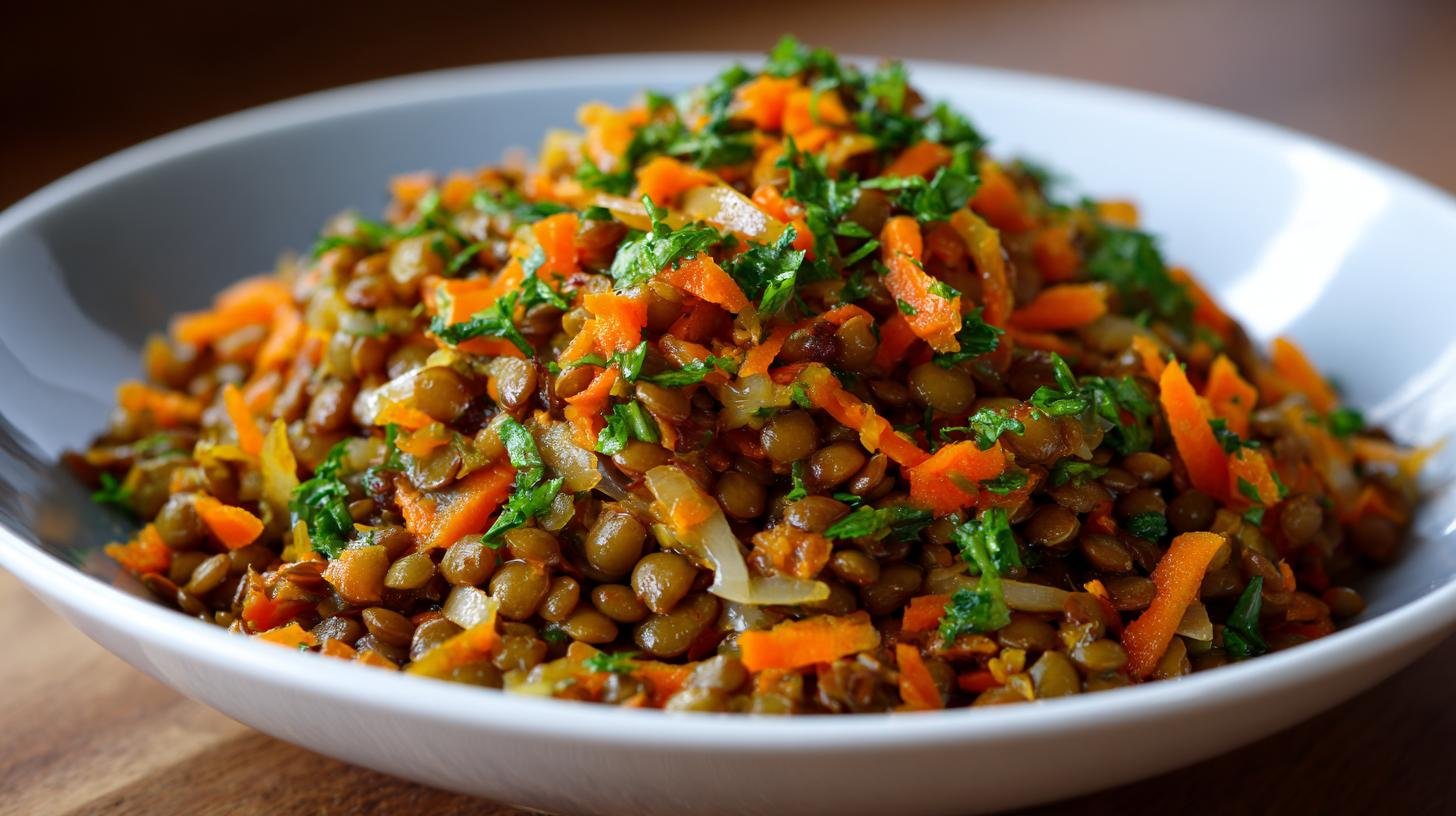 Rychlá čočka s mrkví a cibulí pro sytý oběd. Proč kombinace funguje