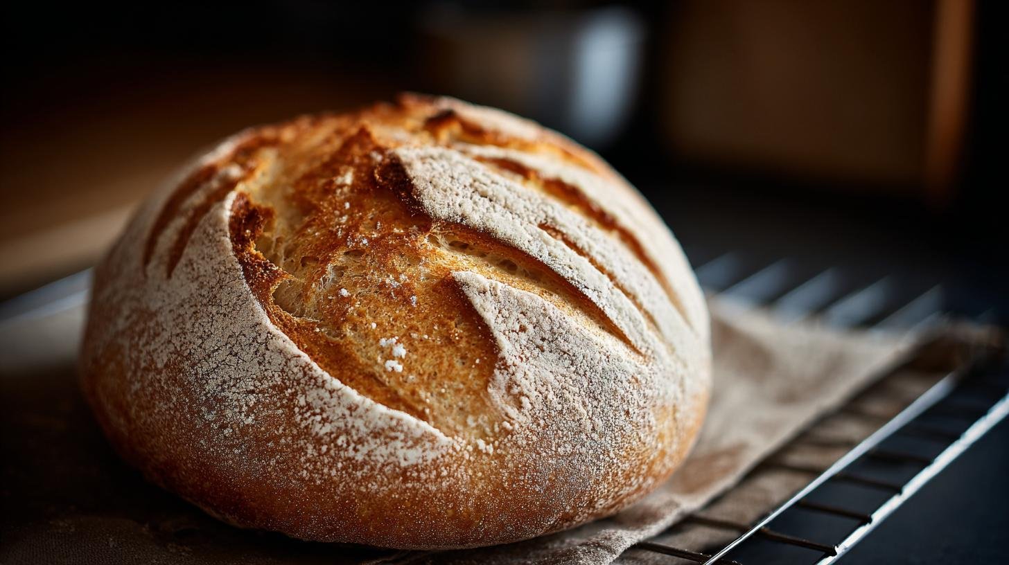 Klasický kvasový chléb: mouka, kvásek a dlouhé kynutí krok za krokem