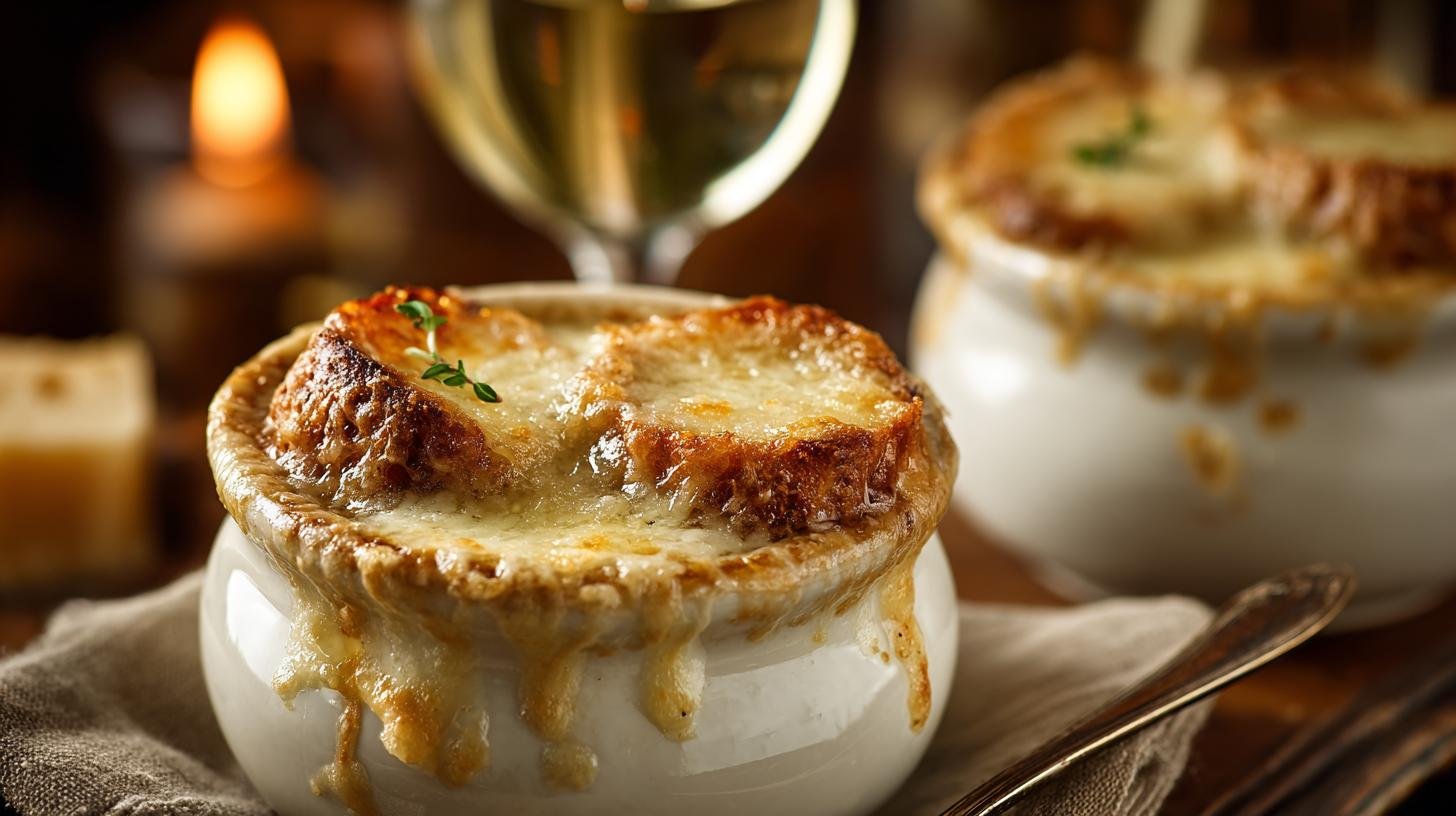 Cibulačka s bílým vínem a sýrem – francouzský dotek pro domácí kuchyni. Tipy, které polévku povýší