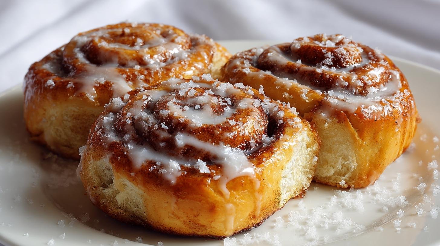 Skořicové šneky s máslem, třtinovým cukrem a vanilkovou polevou. Malé tajemství velkého efektu