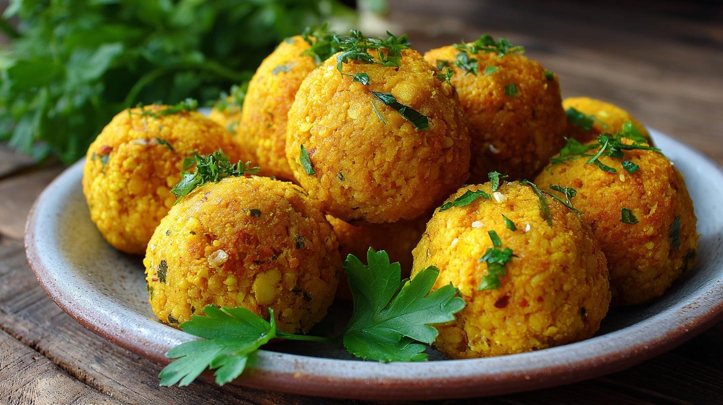 Cizrnové kuličky s kurkumou a česnekem – chutné i bez masa. Jak na to: jednoduchý recept krok za krokem