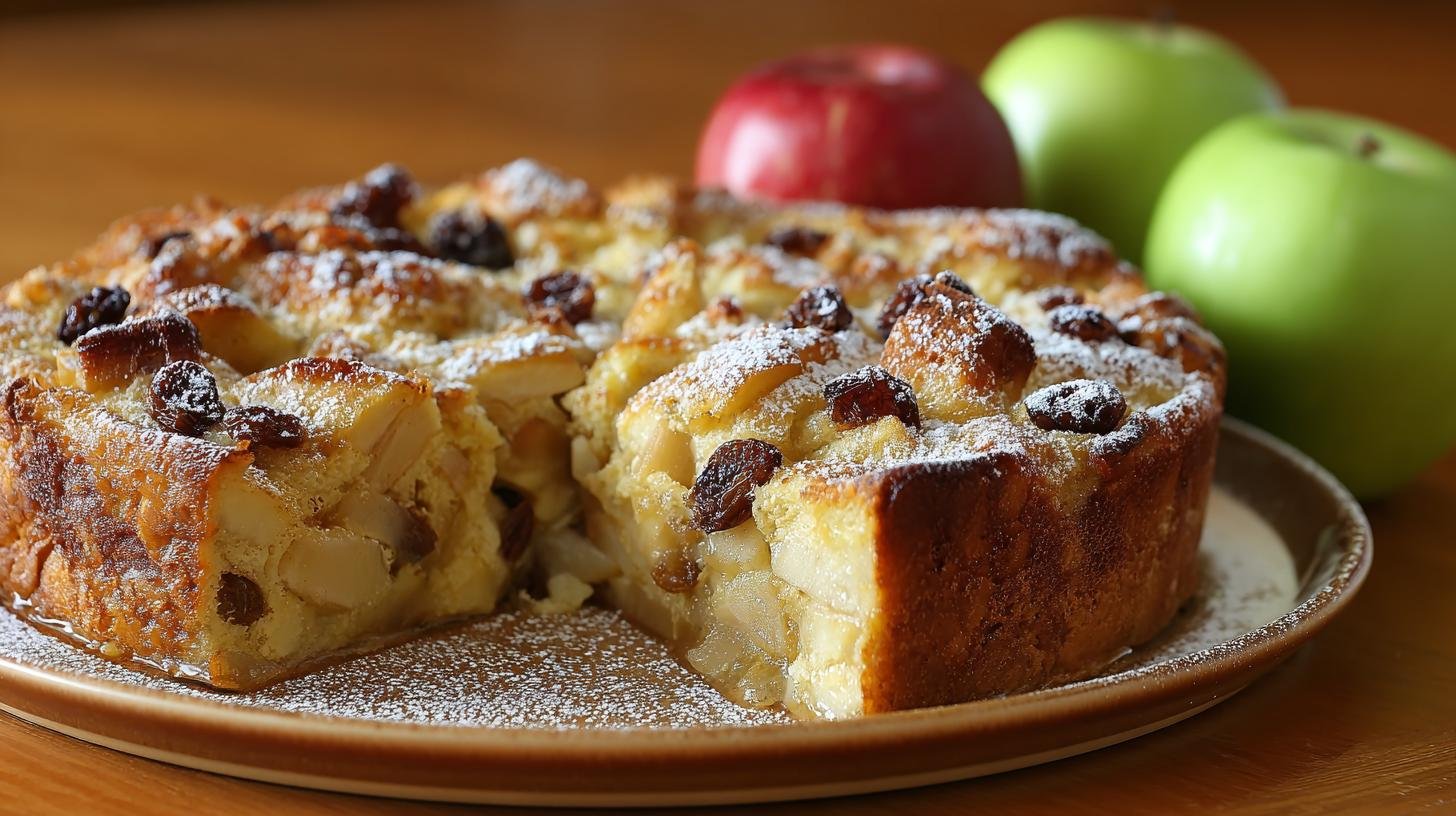 Žemlovka s rozinkami, jablky a vanilkovým cukrem bez másla. Tipy a variace