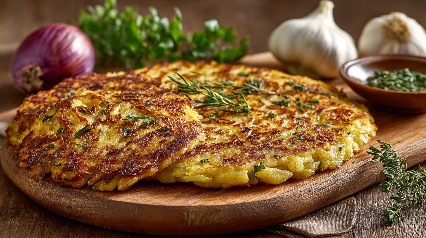 Klasický bramborák s česnekem a majoránkou – tajemství dokonalé křupavosti