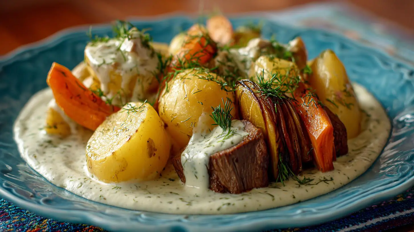 Svíčková s kořenovou zeleninou a smetanou krok za krokem