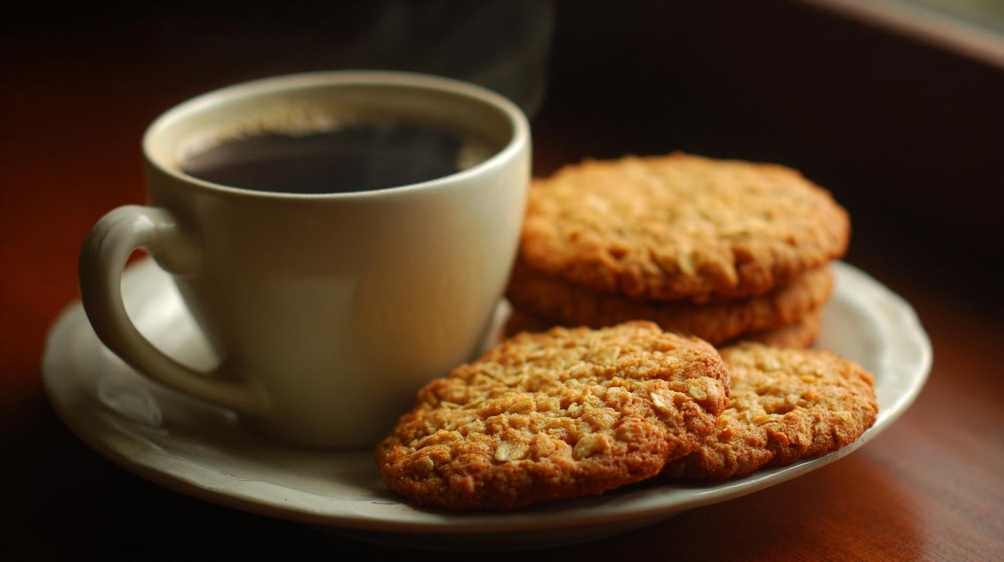 Medové sušenky s ovesnými vločkami – káva k nim chutná dvojnásob. Proč se hodí k šálku kávy