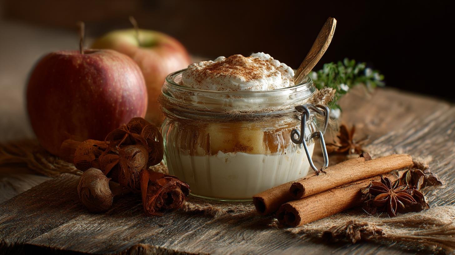 Správný způsob jak připravit jablečný dezert se skořicí a tvarohem