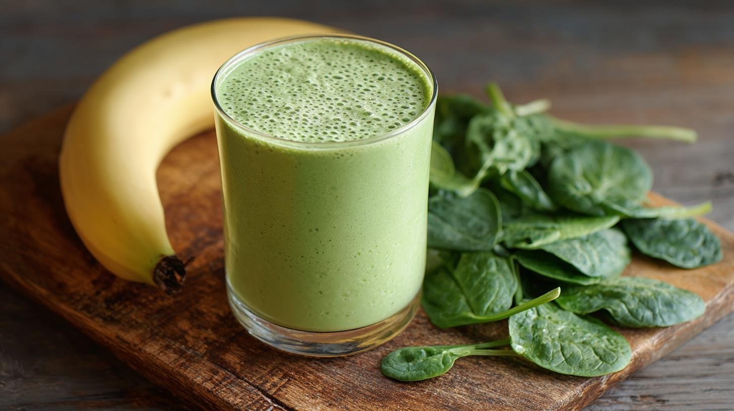 Jak připravit smoothie s banánem a špenátem, které skutečně zasytí