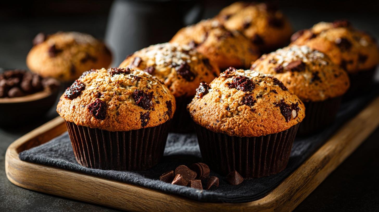 Domácí muffiny s ovesnými vločkami a čokoládou pro každou příležitost