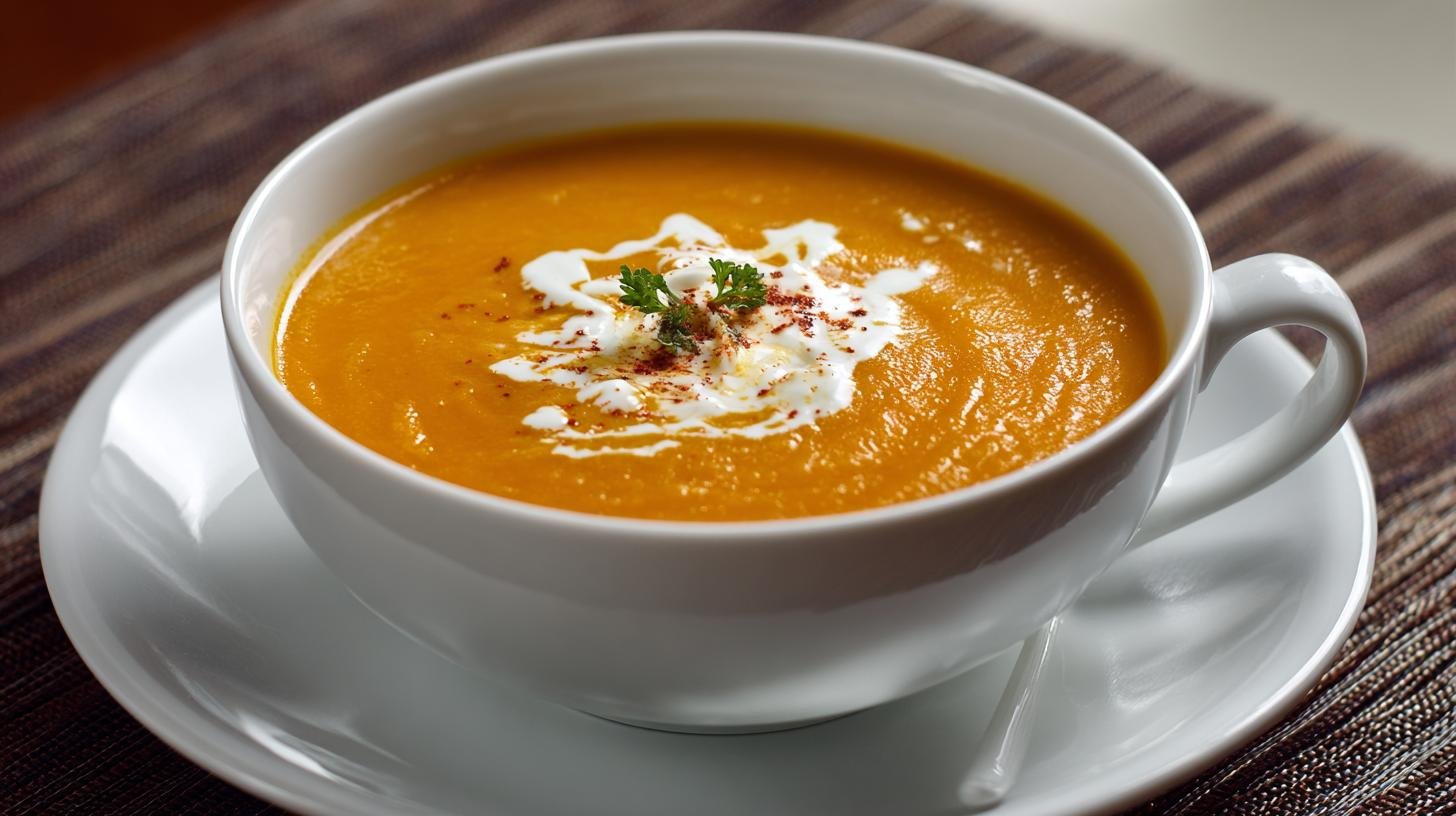 Mrkvová polévka s jablkem a zázvorem jako hřejivý zázrak. Servírování, varianty a úspora