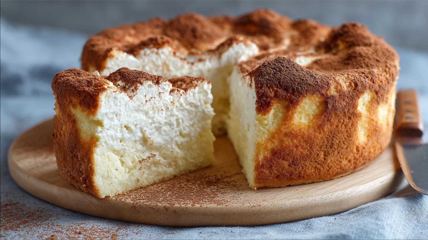 Nadýchaný tvarohový koláč s moukou, smetanou a skořicí bez trápení. Krok za krokem — bez trápení