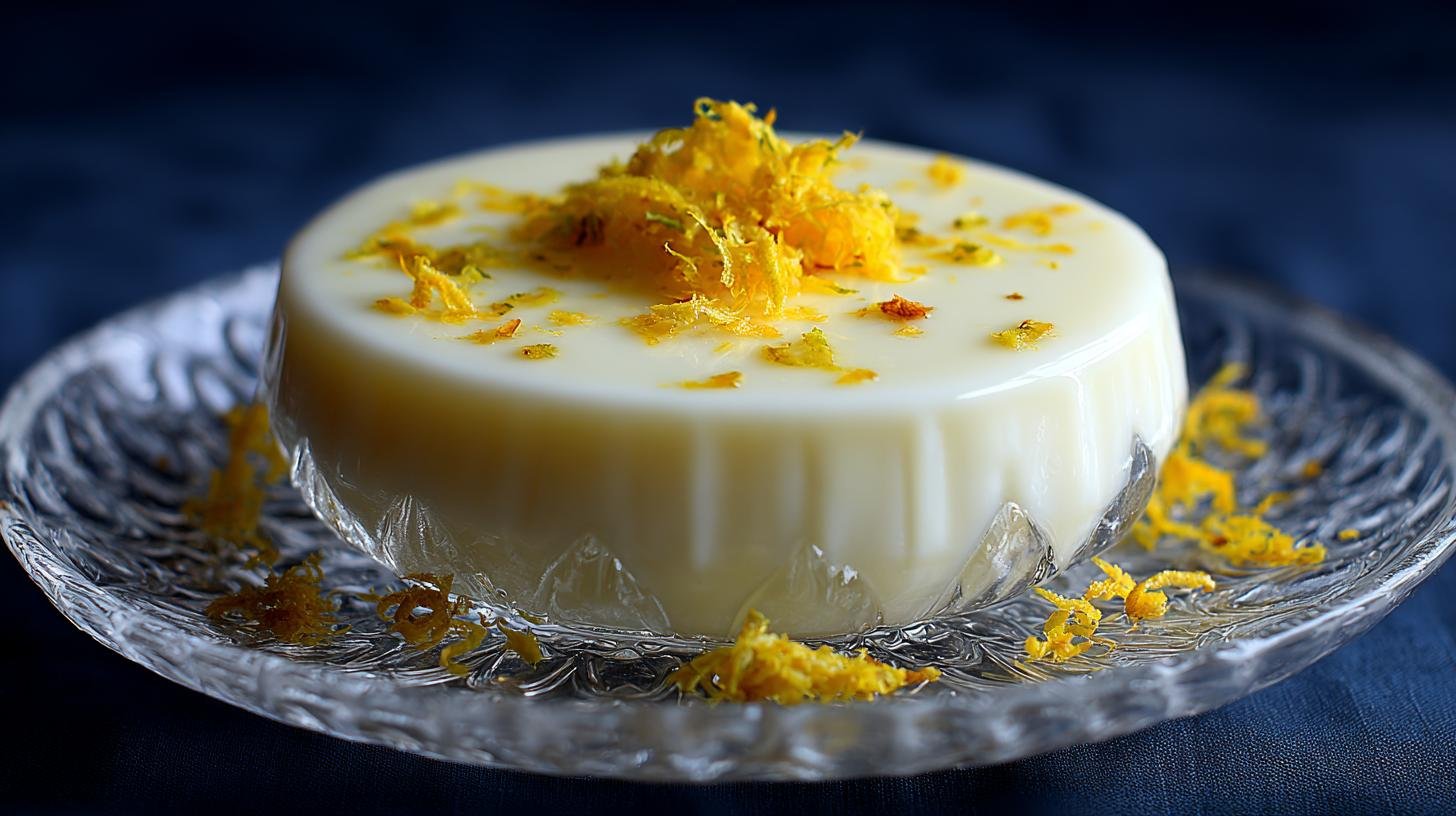 Pudink z mléka a škrobu s citronovou kůrou bez jediné hrudки. Úsporné a praktické rady pro domácí i sváteční verzi