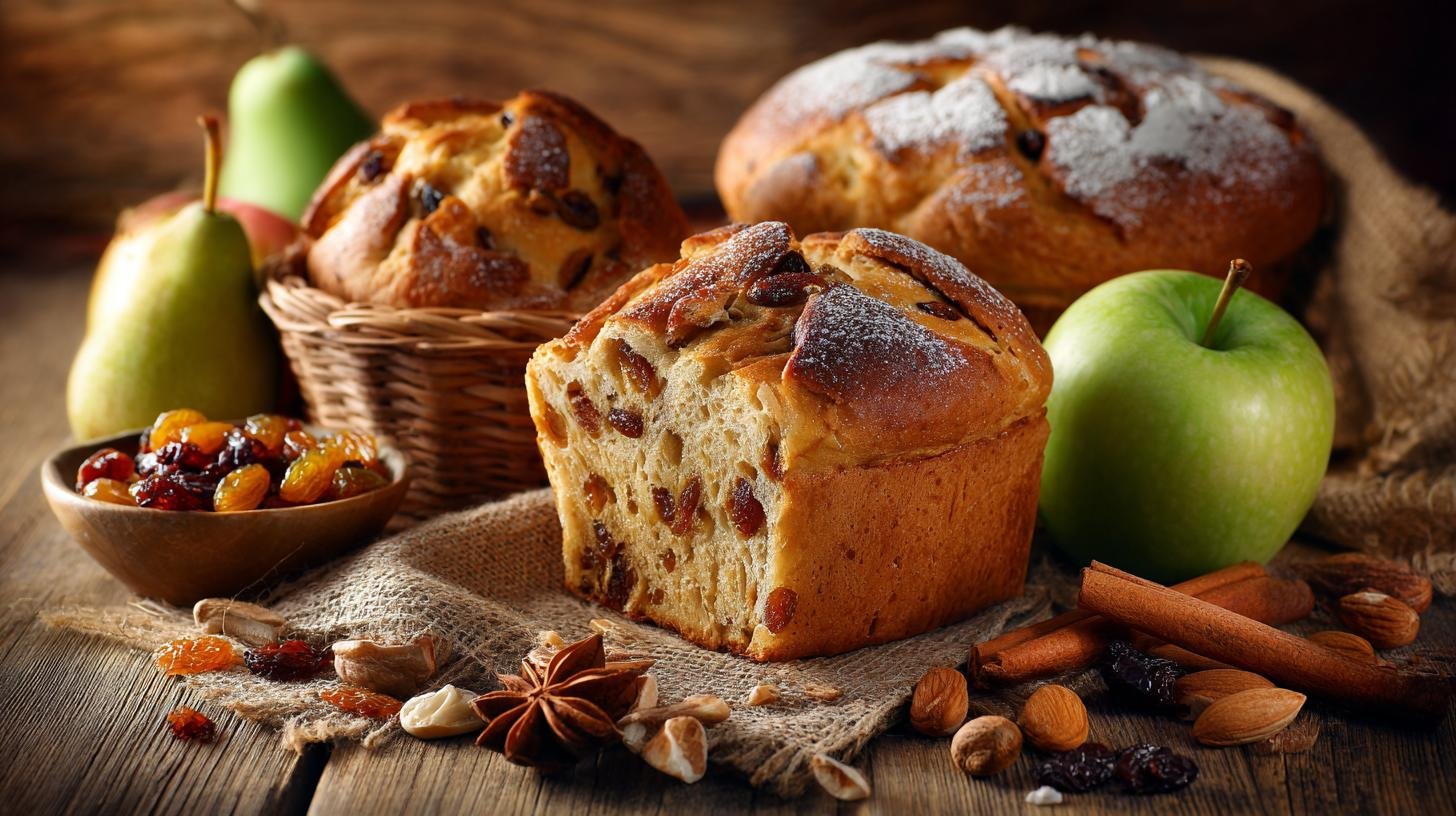 Sladké pečivo s jablky, rozinkami a ořechy, které vydrží dlouho