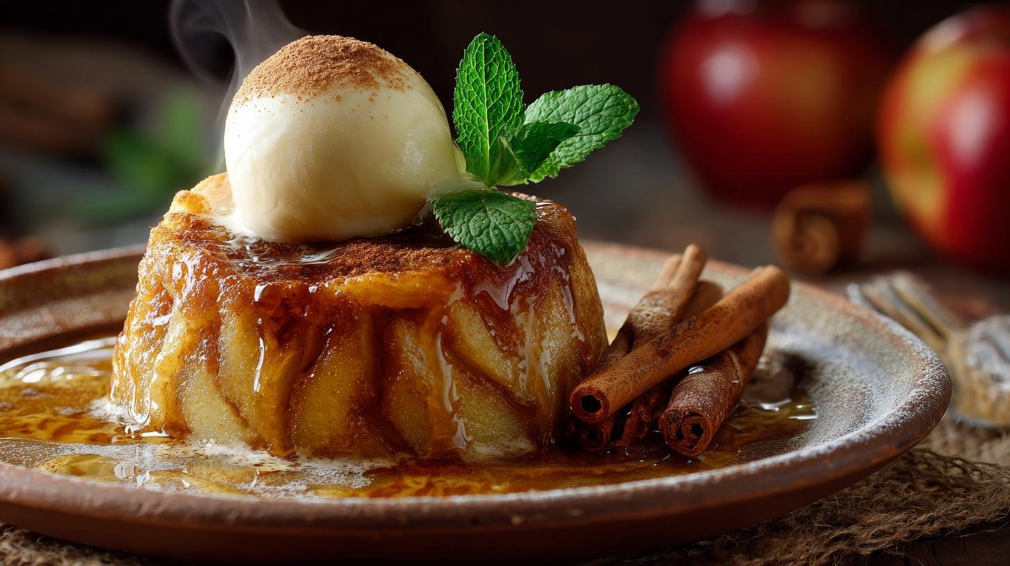 Jablečný dezert s máslem a skořicí – proč všem chutná. Co se děje v ústech