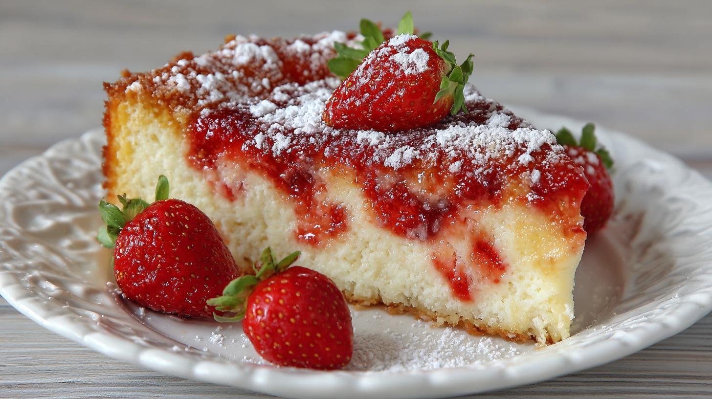 Tvarohový koláč s jahodami a cukrem pro svěží chuť. Úsporné a praktické tipy pro domácnost